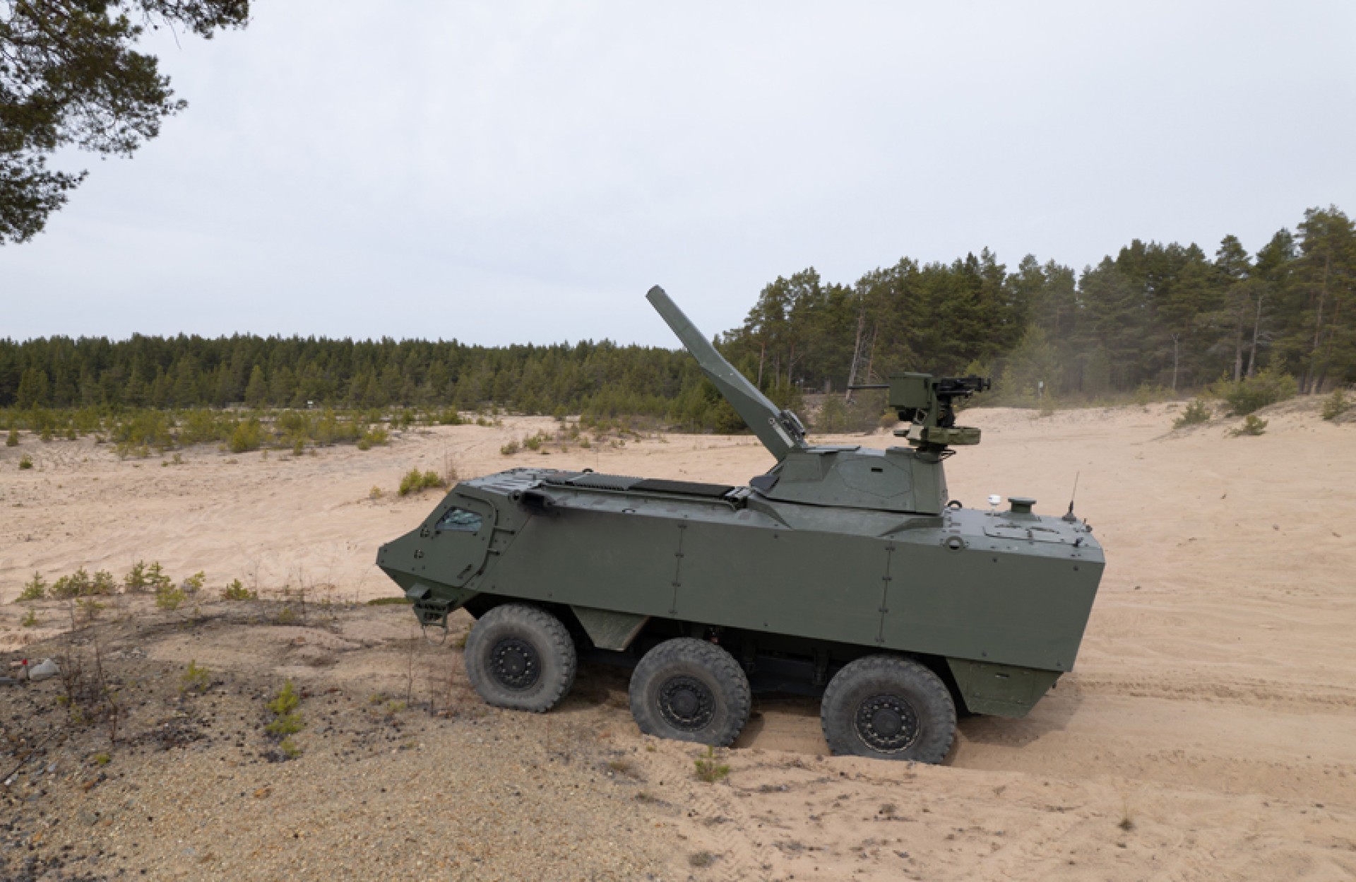 Patria 6x6 with NEMO