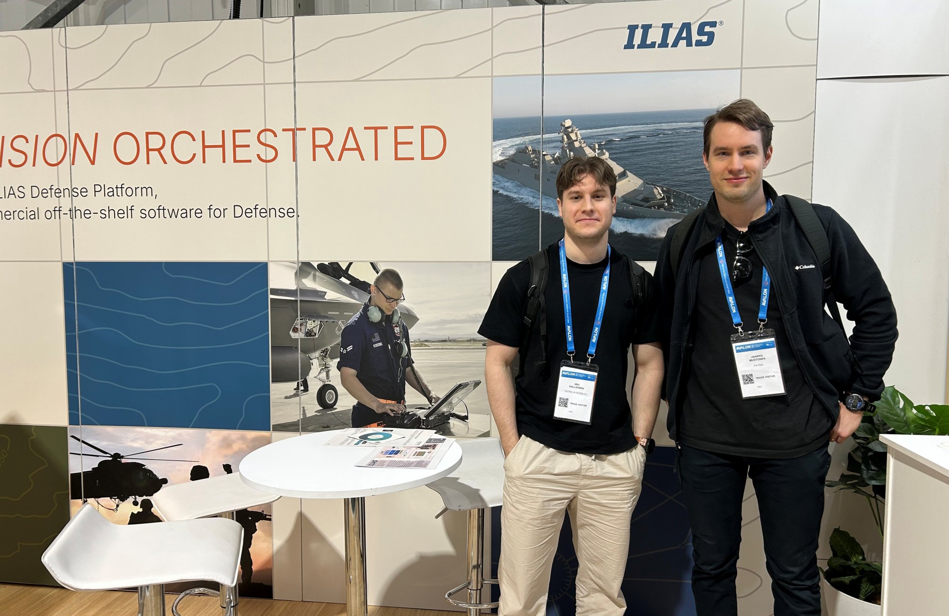 Jaakko and collegue from ILIAS