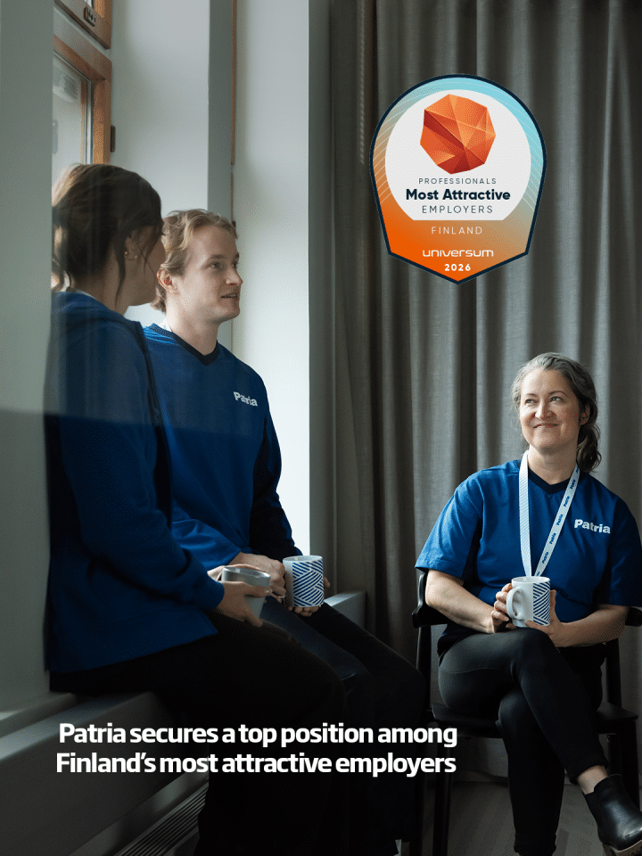    Patria - Finland’s 3rd most attractive employer
