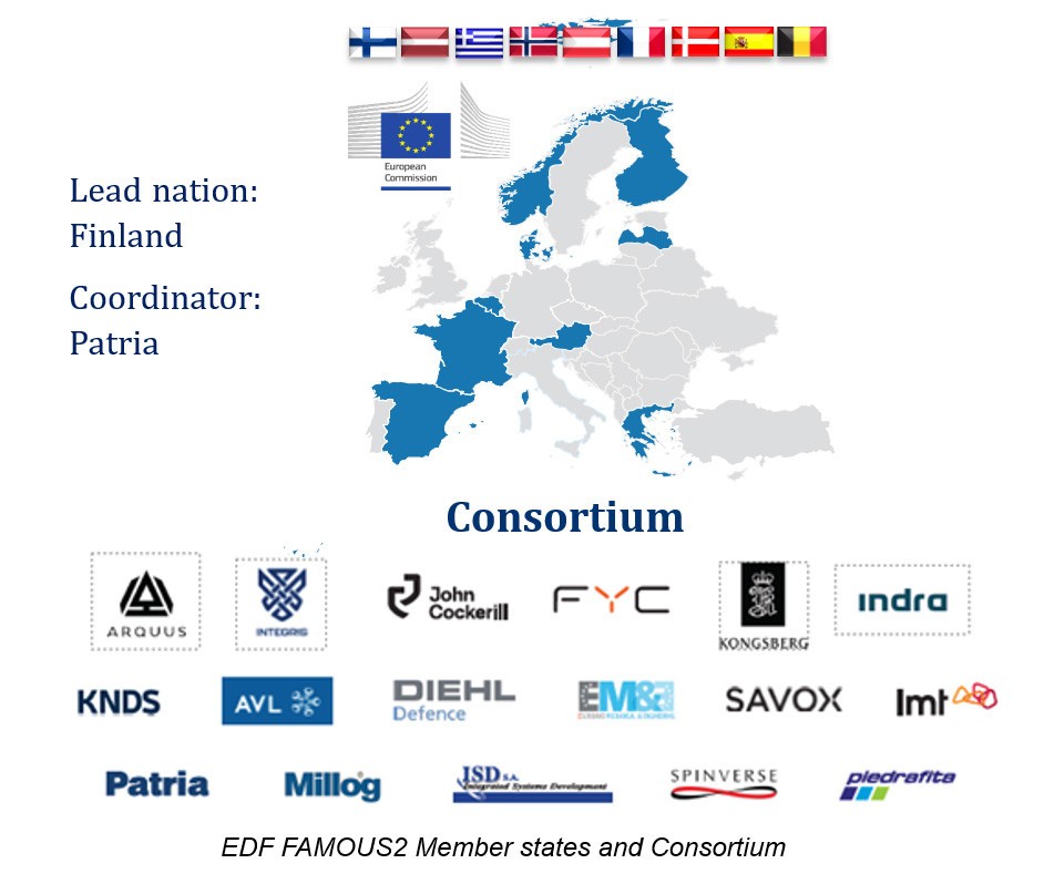 Famous2 participating countries Famous2 participating countries
