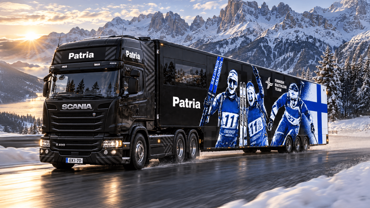 Illustration image of the service truck.
