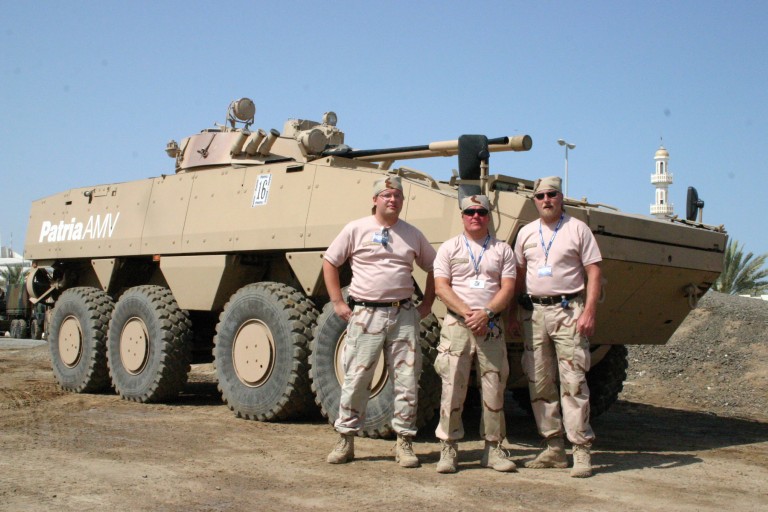 Patria AMV and its drivers