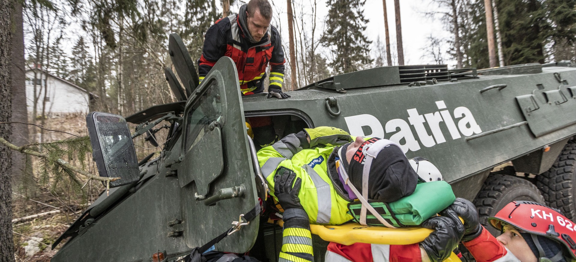 Pelastusharjoitus Hämeenlinna Patria