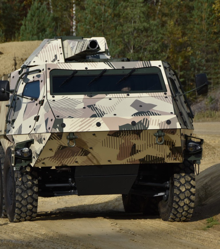 Patria 6x6 with NEMO