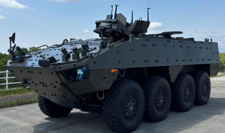 Patria AMV XP 8x8 vehicle. 