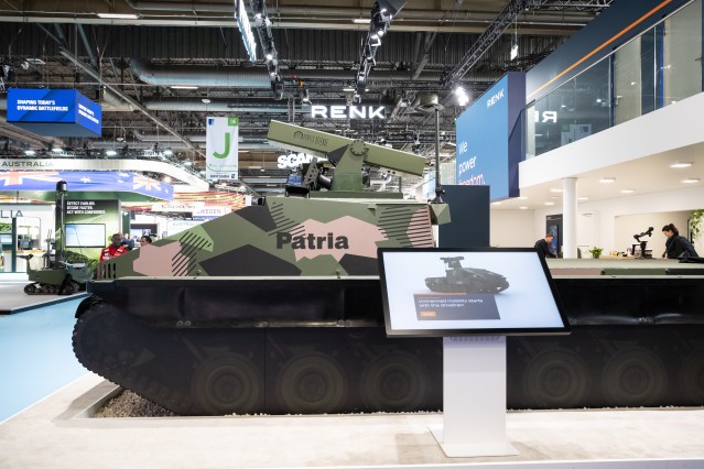 UGV Concept Vehicle at Eurosatory 2026.