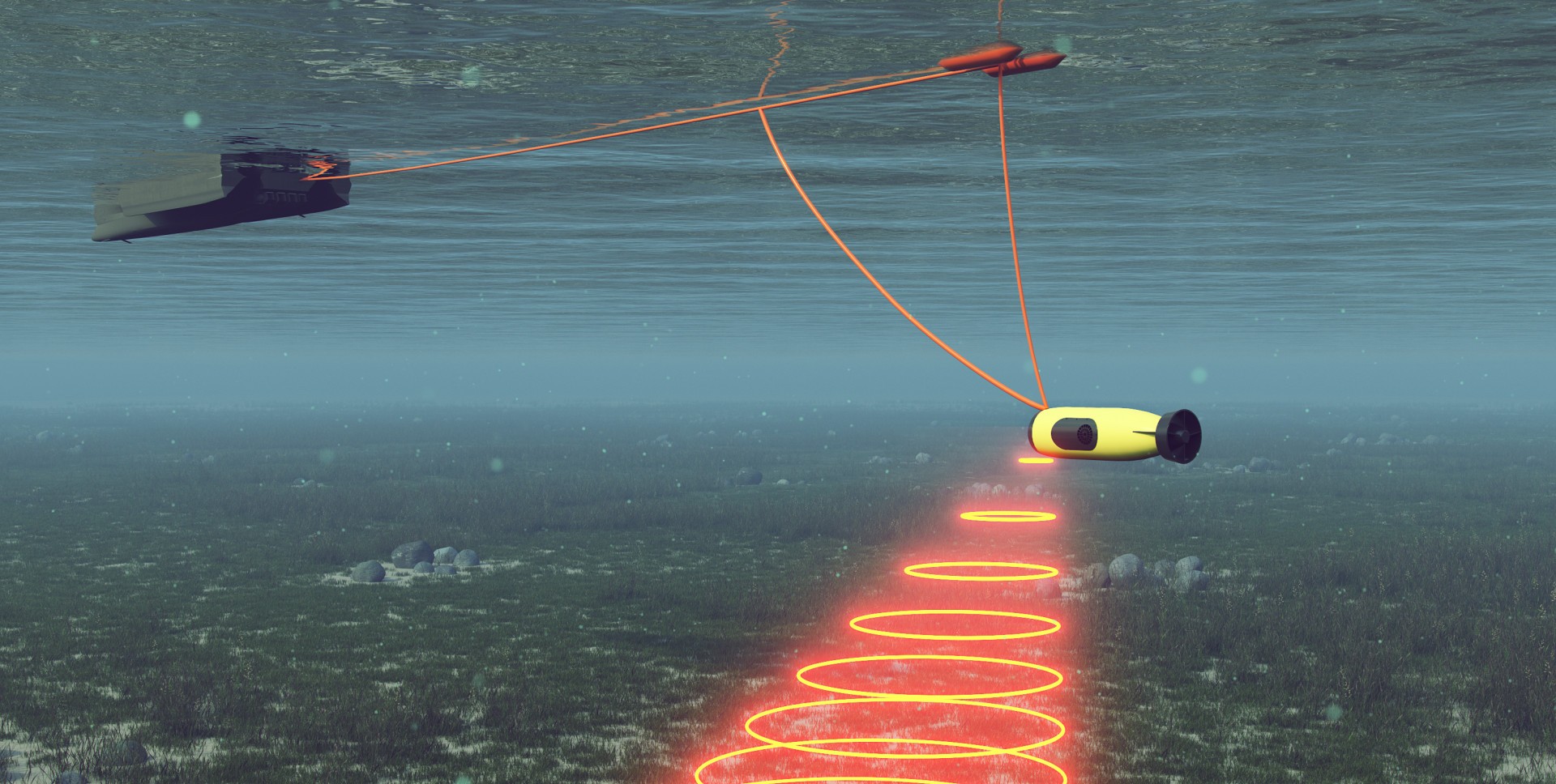 Acoustic Mine Sweep
