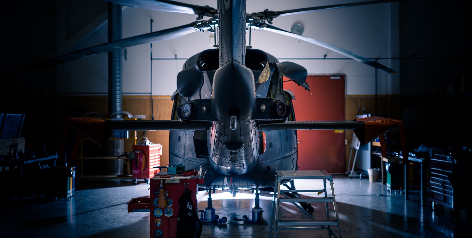 Helicopter accessories; Photo: Patria Helicopter accessories Patria